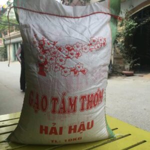 Gạo Tám hải hậu hạt bầu tròn màu trắng sữa cơm dẻo dai khô, gạo mới nấu cơm văn phòng, gạo cũ trên 9 tháng để làm cơm rang thì gọi là đặc sản cao cấp đóng gói 10kg,50kg bởi hợp tác xã Đại An 3 Gao tam hh nd