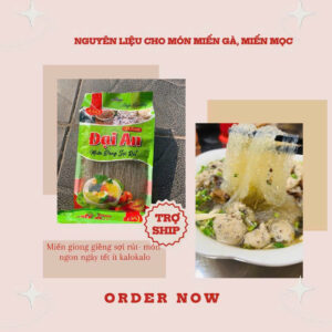 Miến giong sợi rút sản xuất bởi hợp tác xã Đại an đóng gói 500g,150g miến giòn dai ngon hơn khi ngâm miến trong nước lạnh 20 phút 2 z6363143141034 f6bc5191011c4318ff447c8e23b17613