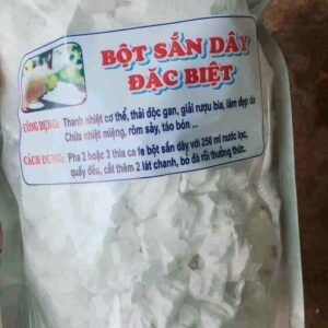 bột săn dây nguyên chất phân phối bởi hợp tác xã Đại an đóng gói 1 kg,5kg,25kg